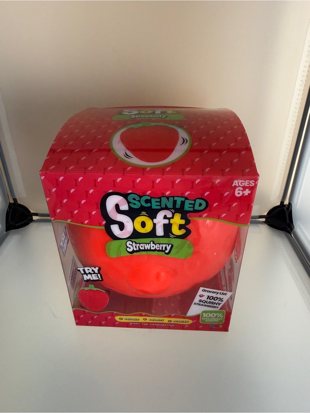 Jumbo Strawberry Squishy Super Soft & Squeezable